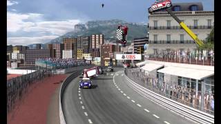 rfactor mod with fail physics makes a crazy moment at monaco xD