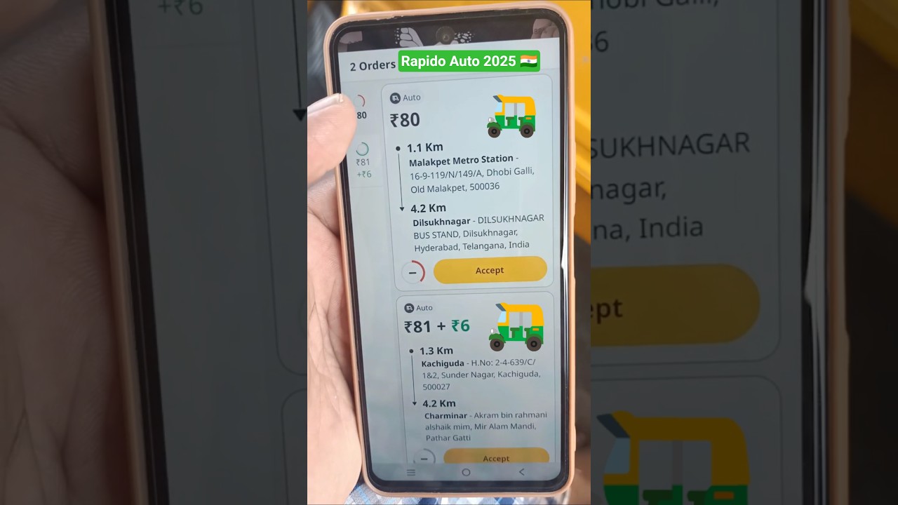 How To Accept Rapido Auto Booking Request 