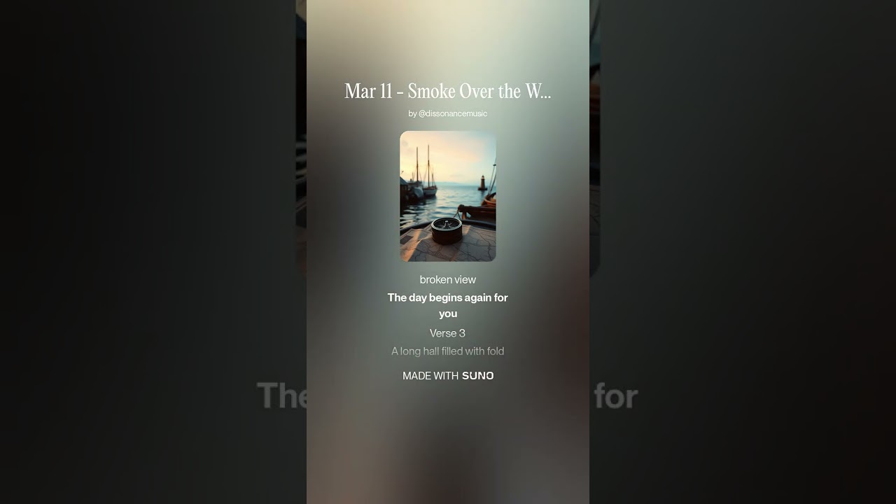 Songwriter Almanac . Mar 11 . Smoke Over the Waterline