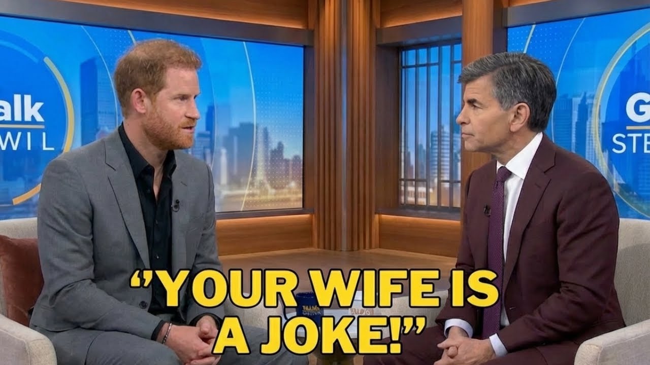 Принц Гарри покинул студию GMA после жаркой перепалки в прямом эфире с Джорджем Стефанопулосом.