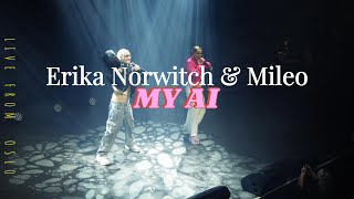 Erika Norwich & Mileo live at Oslo Pre-Party! // My AI // Eurovision // Nordic Music Celebration