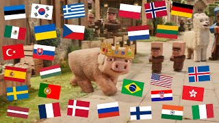A Minecraft Movie - Technoblade Reference scene in DIFFERENT LANGUAGES #minecraftmovie