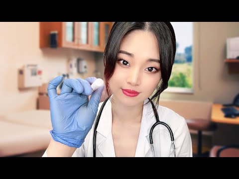 [ASMR] Doctor Exam and Sore Neck Treatment