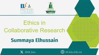Ethics in Collaborative Research