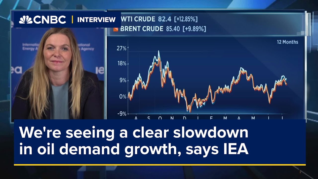 We're seeing a clear slowdown in oil demand growth, says IEA - YouTube