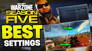 Warzone BEST Settings For FPS And Visibility (SEASON 5) - Graphics Settings & Nvidia Filters!