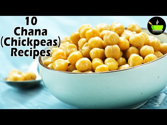 10 Best Chana Recipes | 10 Best Chickpea Recipes | Chole Recipes | Kala Chana Recipes |  Side dish | She Cooks