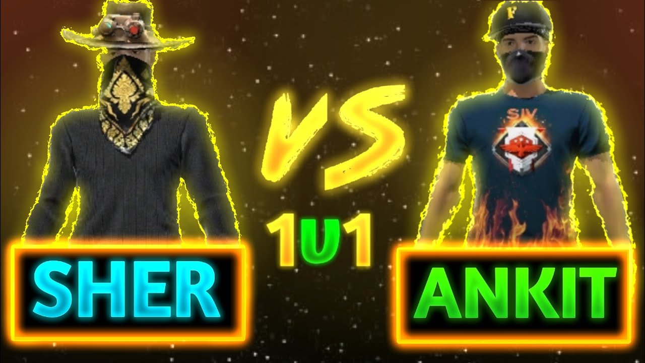 1V1 FREE FIRE 🔥 BATTLE ⚔️ // SA ANKIT VS SA SHER 🐯
