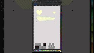 Создать объекты разного размера без макросов инструментом перетекание в Corel Draw от Деревяшкина