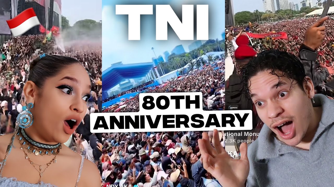 INDONESIA is DIFFERENT...Latinos react to Indonesia's Army Music Concert for the first time