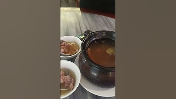 Arrow Roots Pork Bone Soup#shortvideo#foodlover#youtubeshorts@cherrymukbangasmr