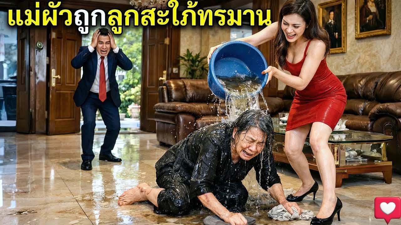 สะไภ้ใจร้ายทารุณแม่ผัวในคฤหาสน์หรู! ลูกชายมหาเศรษฐีกลับเมืองไทยมาเจอความจริง.. จุดจบคนเนรคุณ