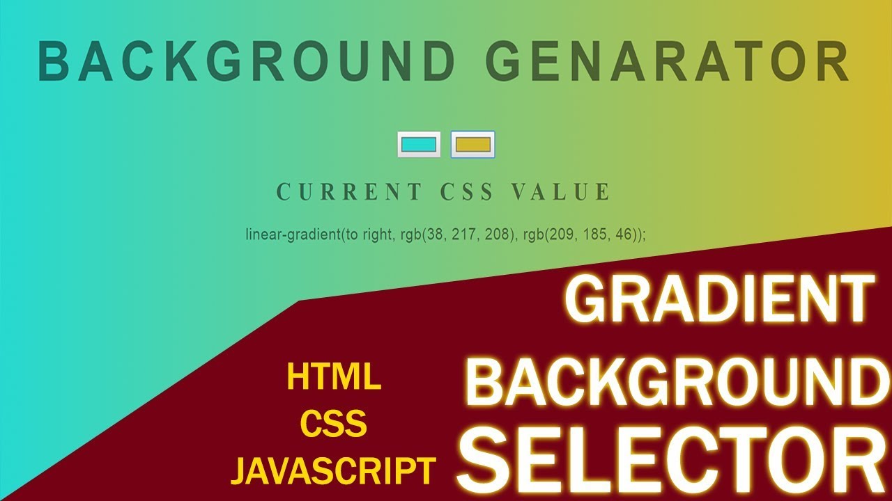 CSS gradient background | web design tutorial - YouTube