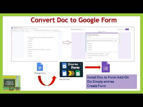 Convert Doc to Form