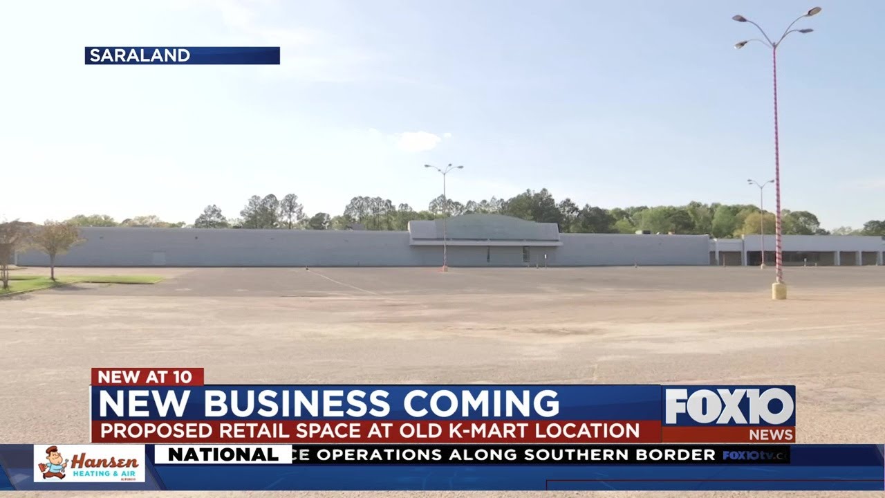 New business coming to Saraland at location of old KMart YouTube