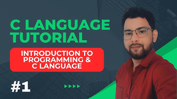 Introduction to Programming & C Language | C भाषा का परिचय | C Language Tutorial #1 |  Vivek Tiwari