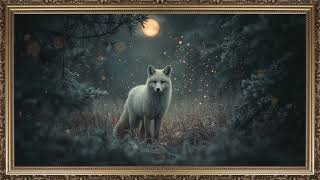 8-Hour Winter Fox Ambience — Magical Snowy Forest Portraits | 4K UHD TV Art screenshot 5