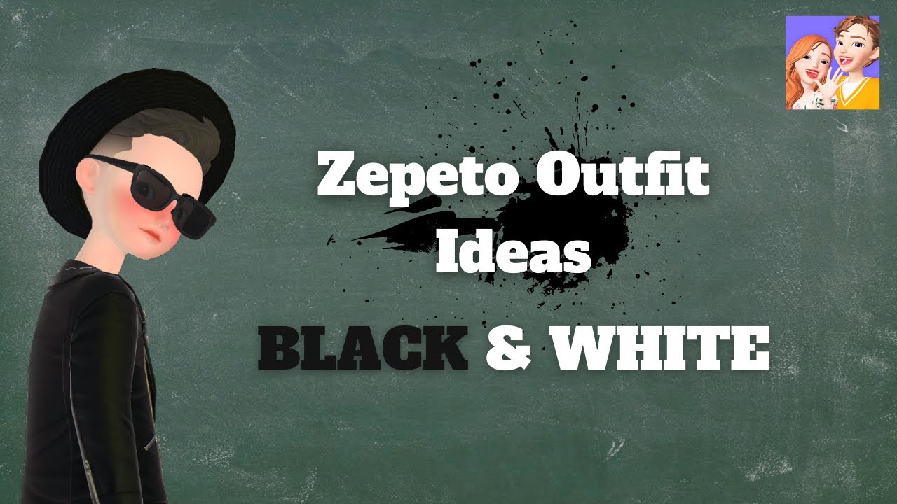 ZEPETO BOY OUTFIT IDEAS BLACK & WHITE YouTube