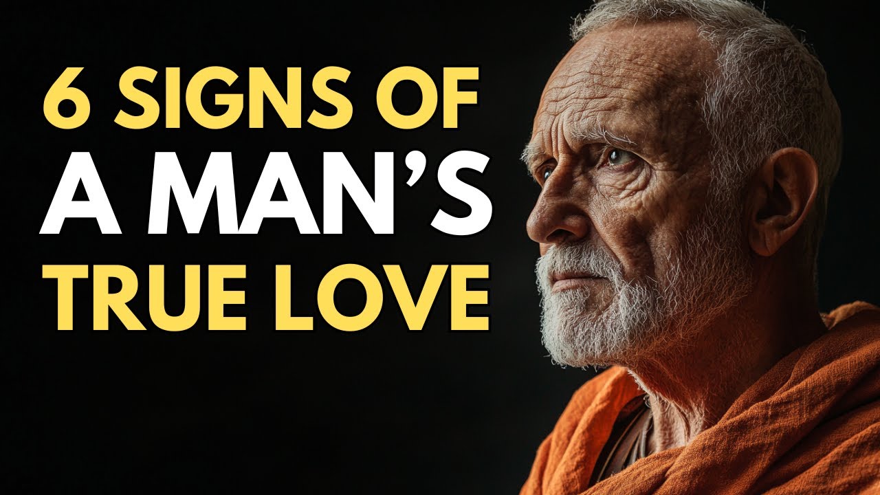 6 Signs of a Man’s True Love - Only a Real Man Shows These | Stoic Wisdom