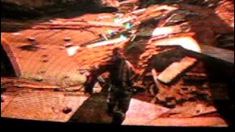 Glitch on bionic commando