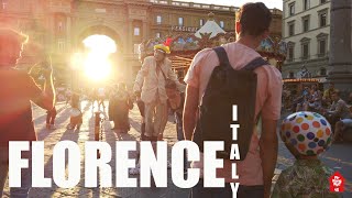 [4k] Florence, Italy Walk Around City Center