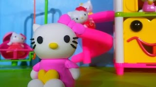 Видео с игрушками Горка для Хелло Китти из пластилина Hello Kitty modelling clay(Видео с игрушками Горка для Хелло Китти из пластилина Творчество для детей Hello Kitty modelling clay Сегодня на канал..., 2015-11-07T05:00:00.000Z)