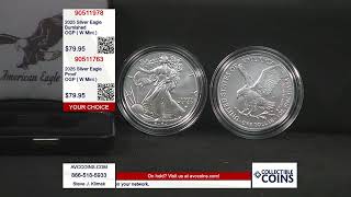 2025 Silver Eagle - Burnished & Proof - OGP ( W Mint )