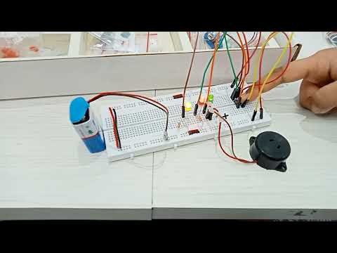How to Make LED and Buzzer with Push Button Switches