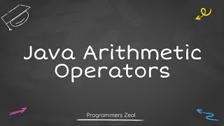 Java Arithmetic operators