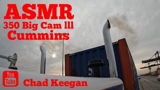 ASMR 350 Big Cam Cummins lll 6” Stacks On A K100 Cabover