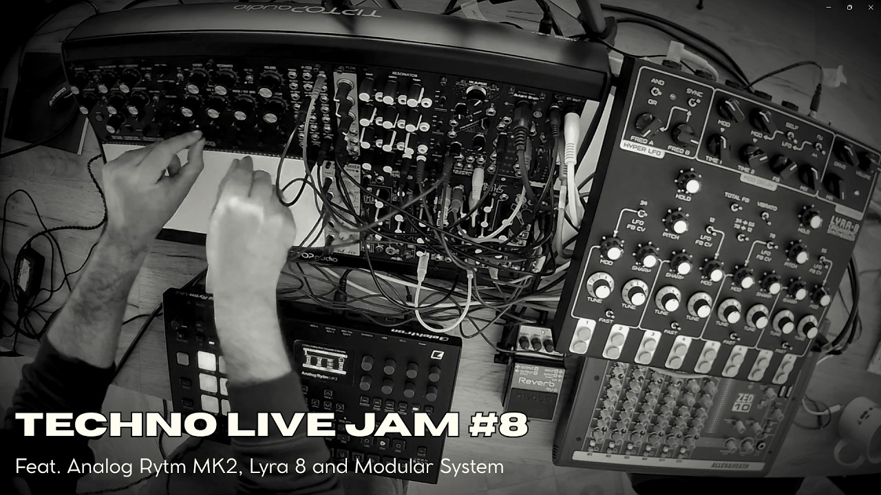 D 1 A L O G I C | Hypnotic Techno Dawless Live Set #8 w/ Analog Rytm MK2, Lyra 8 & Modular System