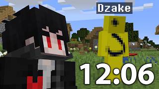 Pro Speedrunner React Dzake Namatin Minecraft dalam 12:06