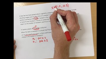 7.1c Hypothesis Testing - Binomial Two Tailed Test