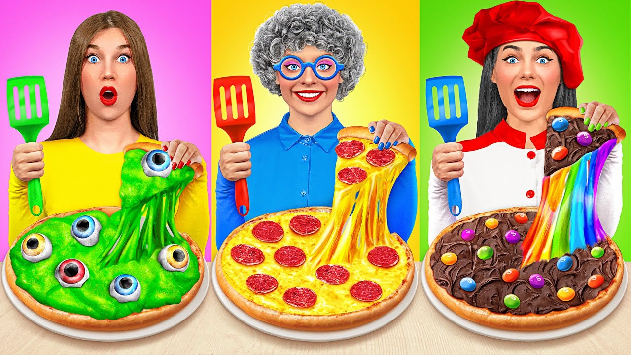 Grandma vs Granddaughter Cooking Challenge - YouTube