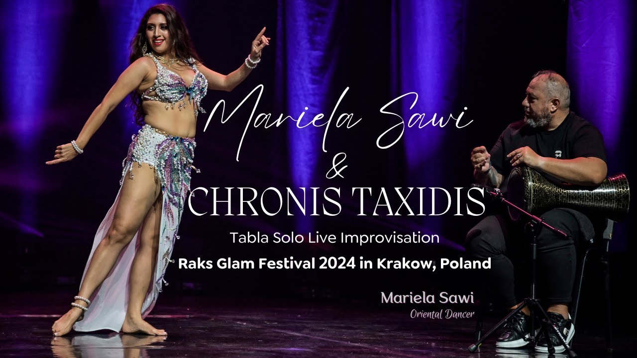 Mariela Sawi (Mexico) and Chronis Taxidis (Greece) - Live Tabla improv at Raks Glam 2024 in Poland
