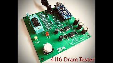 Arduino 4116 dram tester FINAL ~Muttley Black~