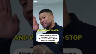 Marcus Freeman had the Irish fired up with this halftime speech 😤 #shorts