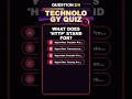 Tech - Daily GK Quiz Shorts &amp; Fun Brain Tests #brainchallenge #quiz #mindbendingquiz