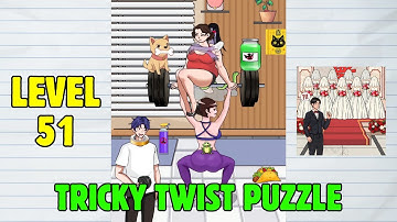 Tricky Twist Puzzle Game Level 51: Help the Girl Remove the Burden Solution
