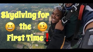 First Time SkyDiving! *I ALMOST DIED!* 😳