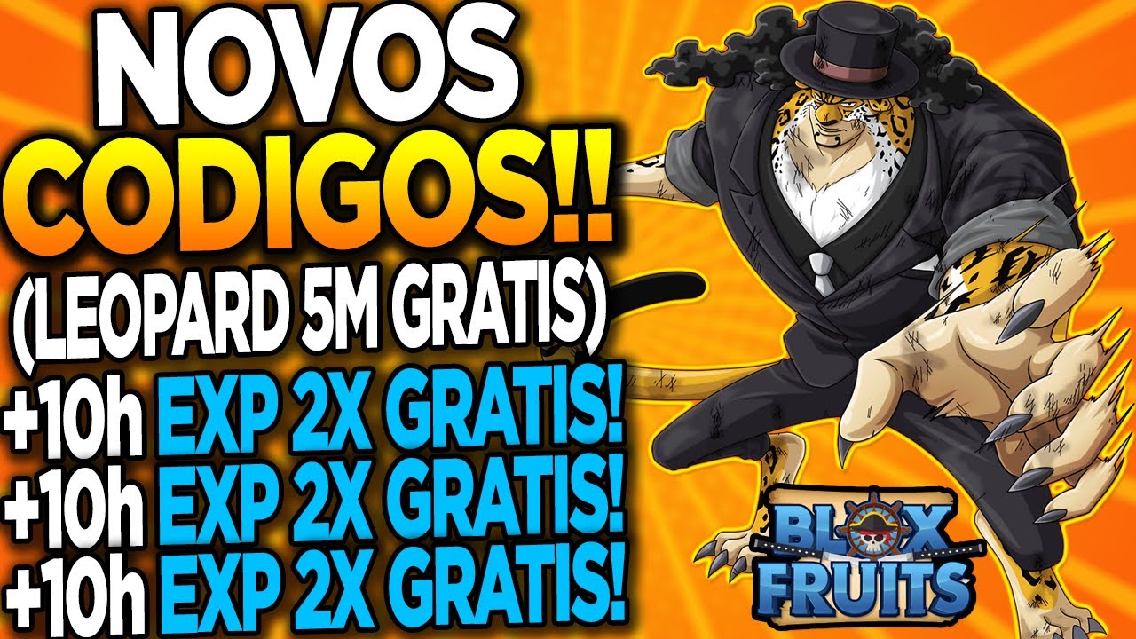 REVELEI 25 NOVOS CÓDIGOS SECRETOS PARA INICIANTES NO BLOX FRUITS E O CÓDIGO  da FRUTA LEOPARD(Roblox) 