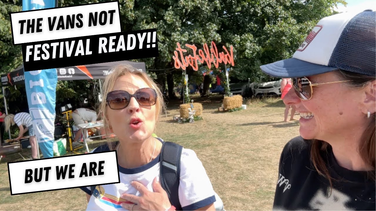 Vans not festival ready but we are!!! I Van life Eats