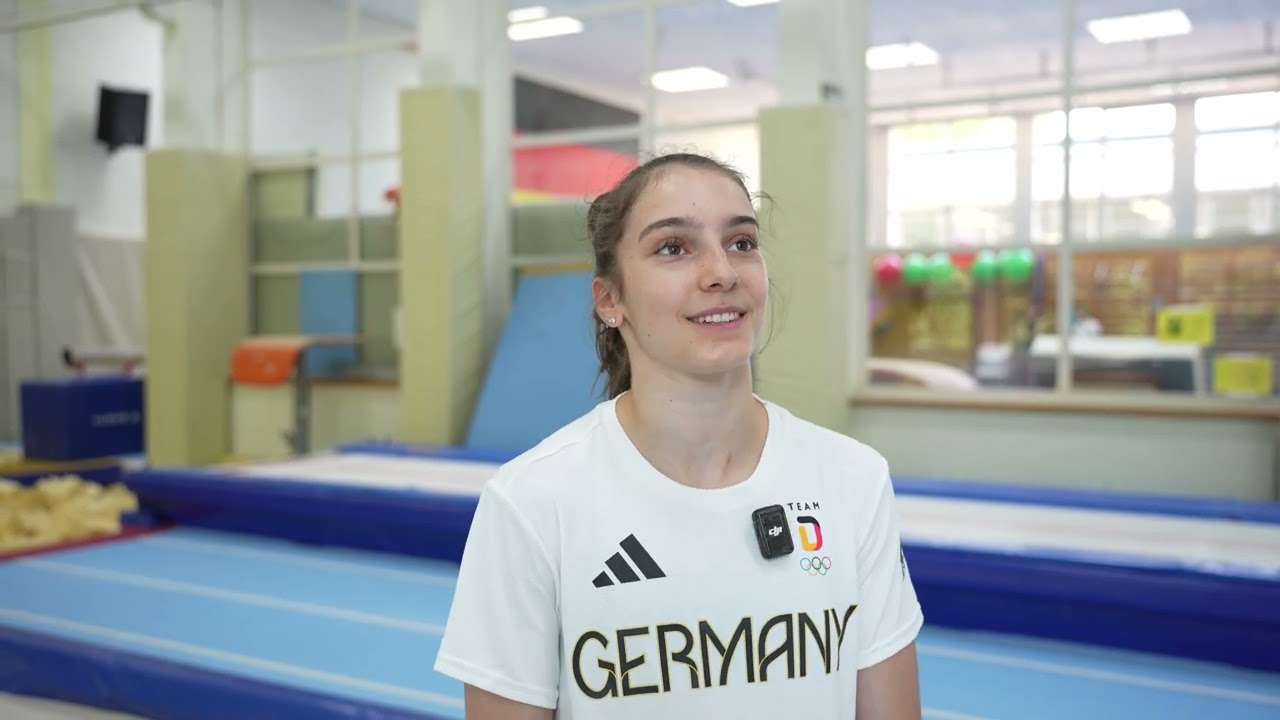 Helen Kevric vor der Abfahrt nach Paris