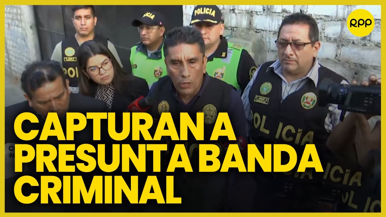 Comas: Capturan a presunta banda criminal dedicada al robo de autos ...