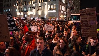 NYC Anti-Trump Protest: 11/9/2016