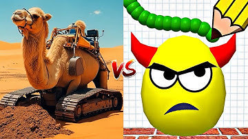 Italian Brainrot Vs Draw To Smash Challenge Puzzle Merge Gameplay!