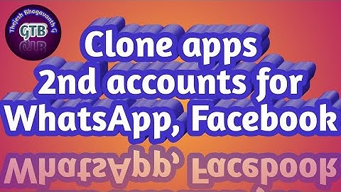 Clone the android apps easily|Parallel space|A play store app|Video by Thejesh Bhagavanth G|GTB