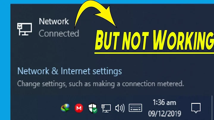 internet connected but browser not working windows 10 || LAN showing internet access but not working