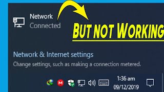 internet connected but browser not working windows 10 || lan showing internet access but not working