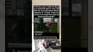 In The Boys Season 3 2022, Black Noir Couldnt Stop Laughing